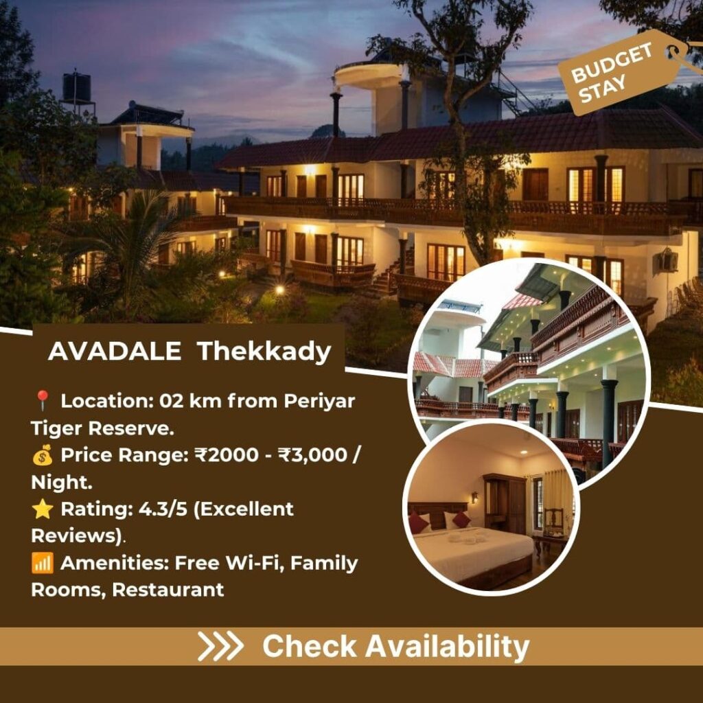 Avadale Thekkady budget friendly room stay option