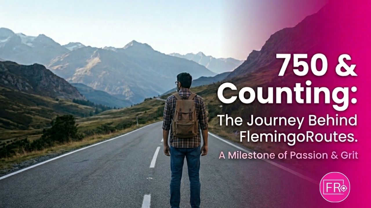 FlemingoRoutes 750 unique visitors milestone celebration banner