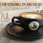 A Muscat cafe - Freshly roasted Coorg coffee and latte at Coorg Cafe in Muscat, Oman