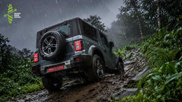 Malabar River Festival pre events off road 4x4 drive challenge in Kozhikode monsoon rain.