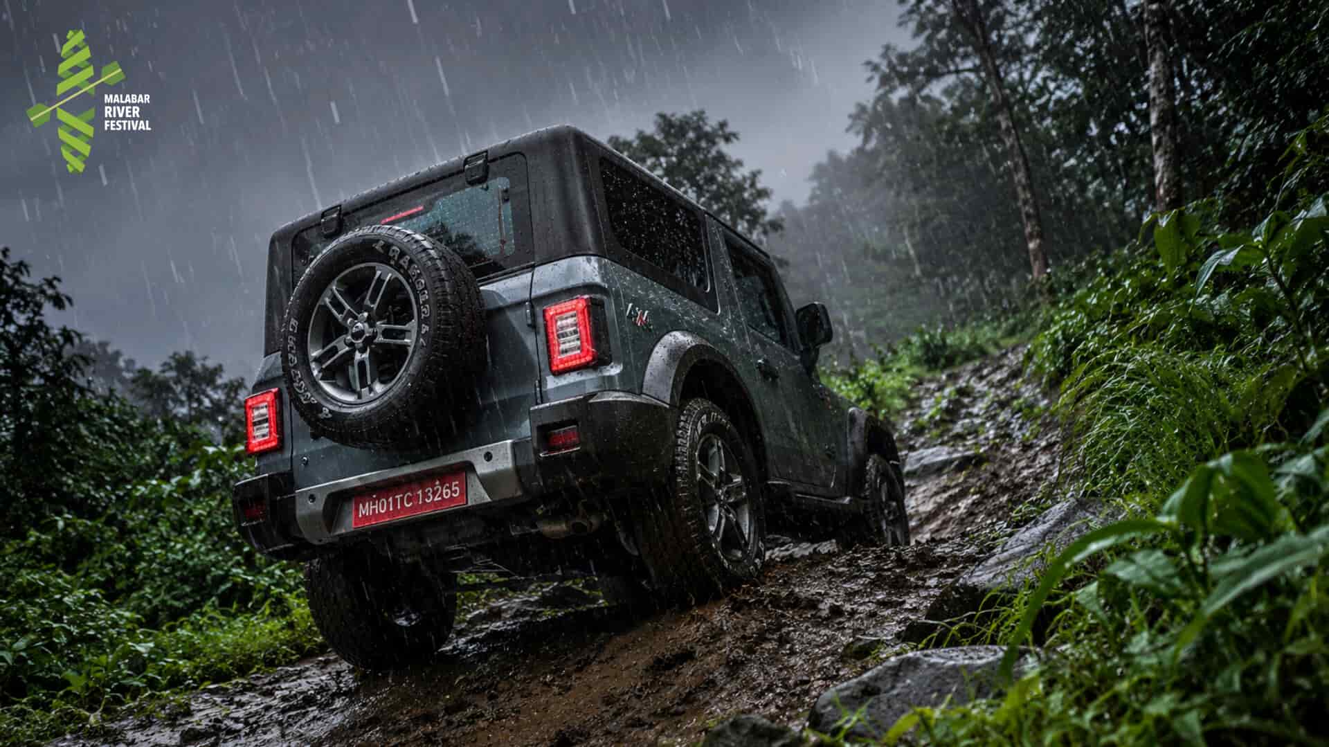 Malabar River Festival pre events off road 4x4 drive challenge in Kozhikode monsoon rain.